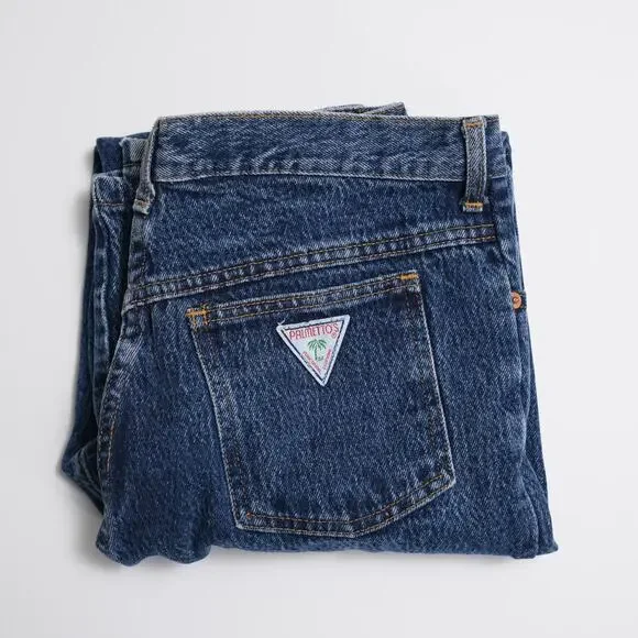 VTG Palmettos Womens 80’s High Waisted Mom Jeans 13 Ankle Zip Tapered USA Made - Picture 7 of 11